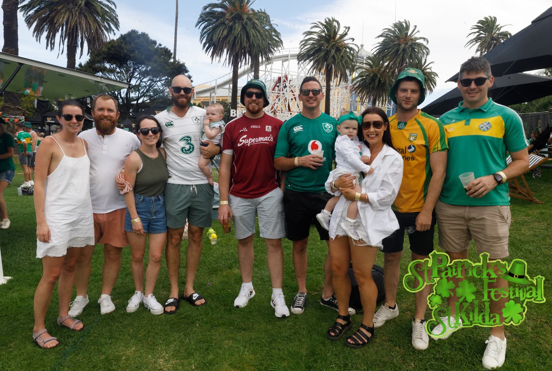 Live music at the Melbourne St. Patricks's Day Festival, St. Kilda